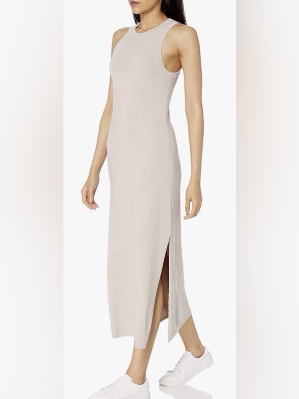 The Drop Gabriela Cut-In A-Line Side Slit Maxi Dress Size S NWOT